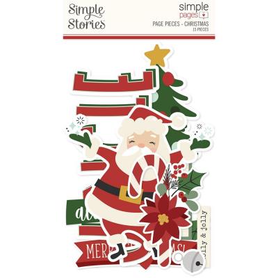 Simple Stories Simple Pages Pieces Die Cuts - Christmas